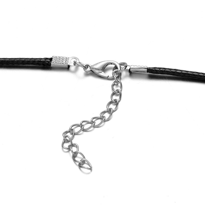 CHSXY Vintage Gothic Punk Dragon Head Necklace Personality Domineering Carving Wolf Tooth Shape Alloy Pendant Necklace Men