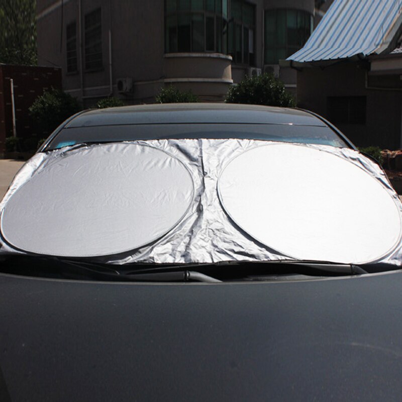 150X70Cm Auto Zonnescherm Zonneklep Shade Front Bescherming Achterruit Film Voorruit Cover Uv Beschermen Reflector Auto-Styling