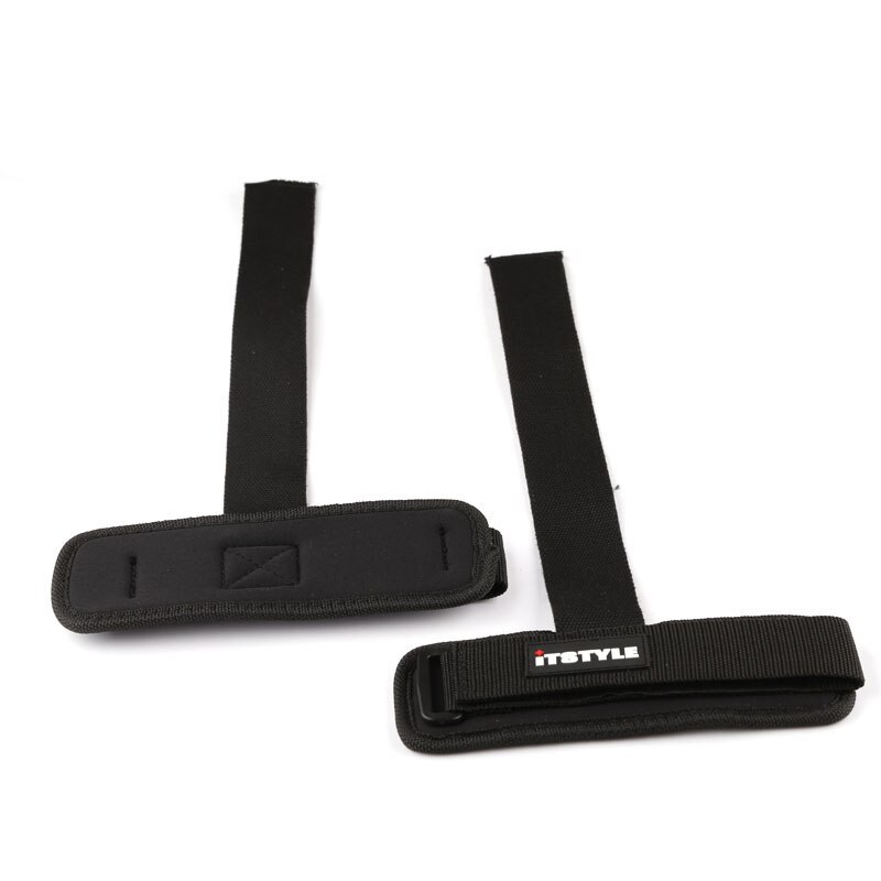 1 par de correas de agarre para levantamiento de pesas de ITSTYLE, para gimnasio, con correa de agarre antideslizante, tensión, muñequera gruesa, mancuerna para levantamiento de pesas