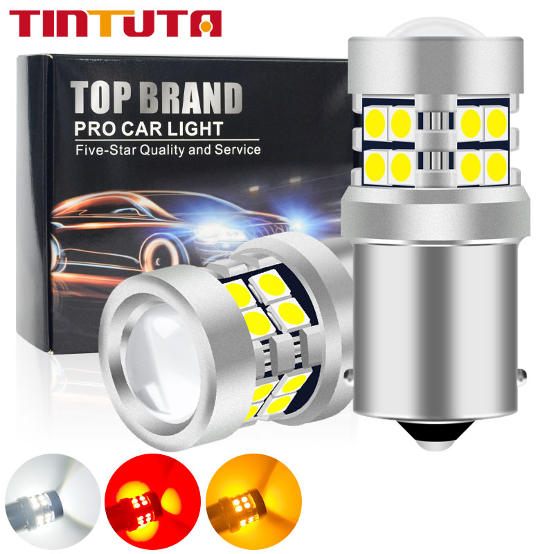 Luces LED traseras de marcha atrás para coche, intermitentes, 19smd, 12V, 1156 BA15S, BAU15S, 1157, T20, 7440, T25, 3157, 3156