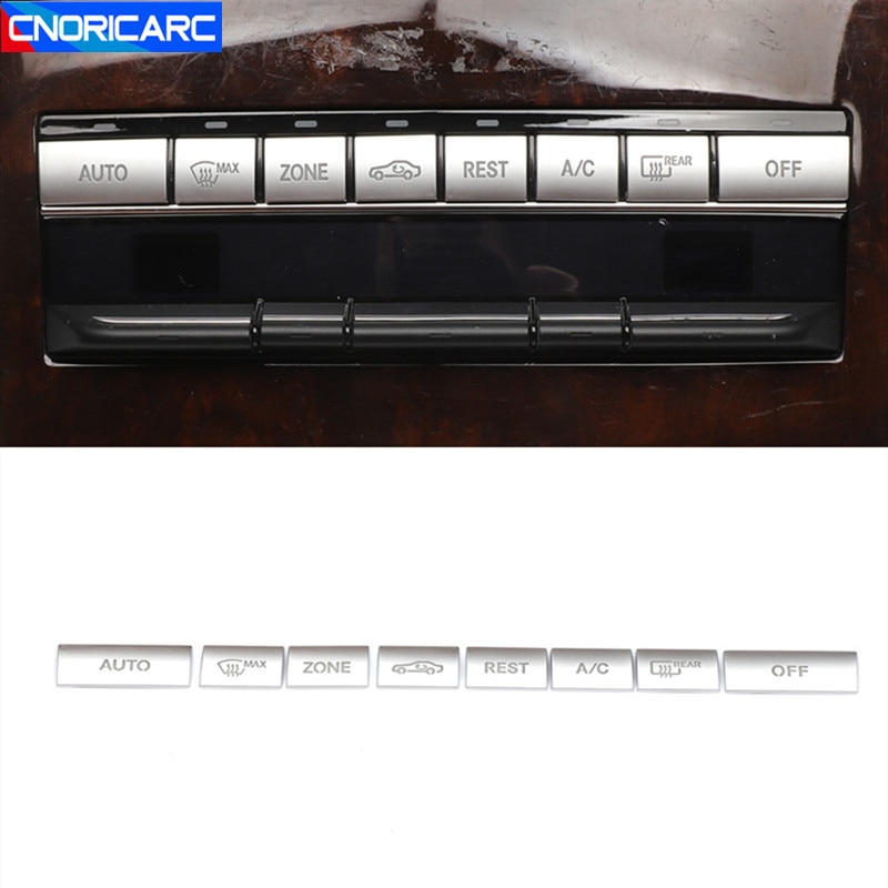 Auto Console Airconditioning Knoppen Decoratie Cover Trim Voor Mercedes Benz E Klasse W212 C207 Interieur Accessoires