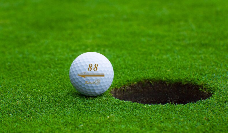 Golf Ball Synthetic Rubber Practice Ball Game Ball Durable Off Court Non-used Ball Outdoor Golf Game