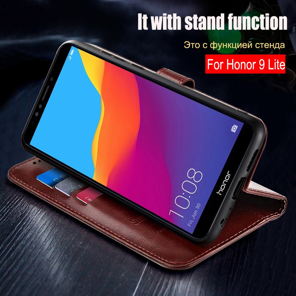 For Huawei Honor 9 Lite Case flip leather Cover For Huawei Honor9 Lite Case book wallet case For Honor 9 Lite Honor 9Lite