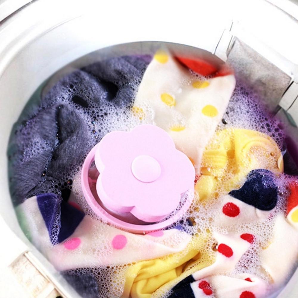 Floating Style Laundry Artifact Laundry Ball Flower Shape Mesh Filter Bag Floating Lint Hair Catcher Dirt Catch Washing Machine