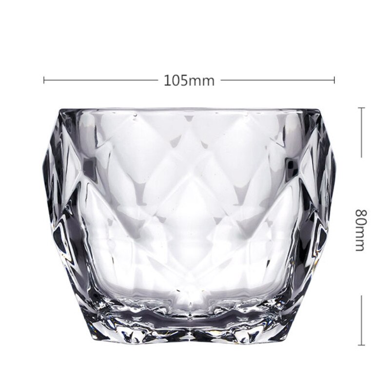 Transparante whiskybekers geometrische kristallen wodka beker huishoudelijke wijn cocktailbeker bar bier likeur mok drinkgerei