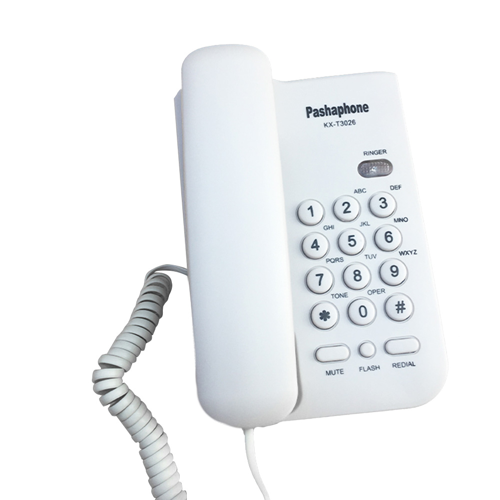 Fast Dial Grote Knop Vaste Home Office Muur Gemonteerde Mini Draagbare Caller Id Luid Geluid Draadgebonden Telefoon Call Geheugen Hotel