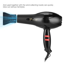 Large Power Blow Dryer Cold Wind Hair Dryer Negative Ion Hairdryer 3 Temperature 2 Speed Setting Air Collecting