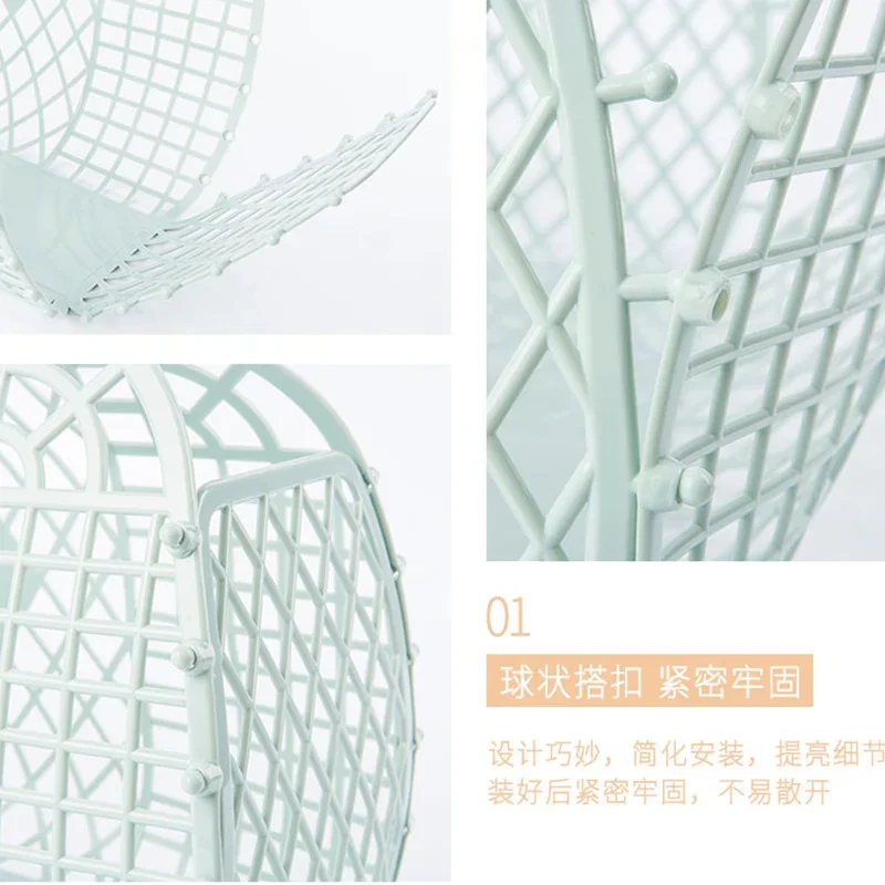 Plast hul oppbevaringskurv, sammenleggbar badekurv, fruktkurv