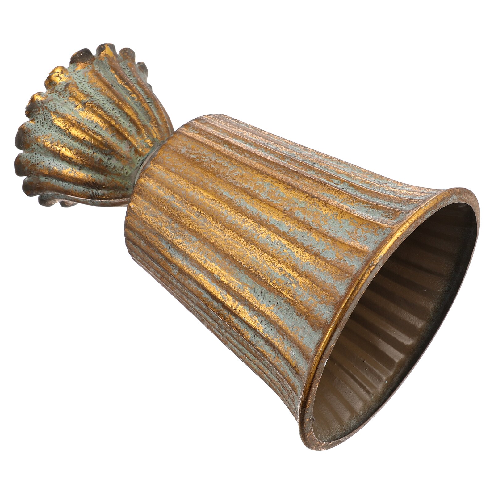 1pc Safe Retro Iron Drum Iron Planting Barrel Planter Bucket Flower Bucket for Garden Home Store