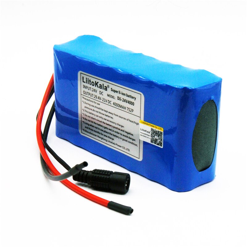 Seilylanka 24V 6Ah 25.9V Li-ion battery E-bike electric bike 7S2P with charger battery 135 x 70 x 48mm