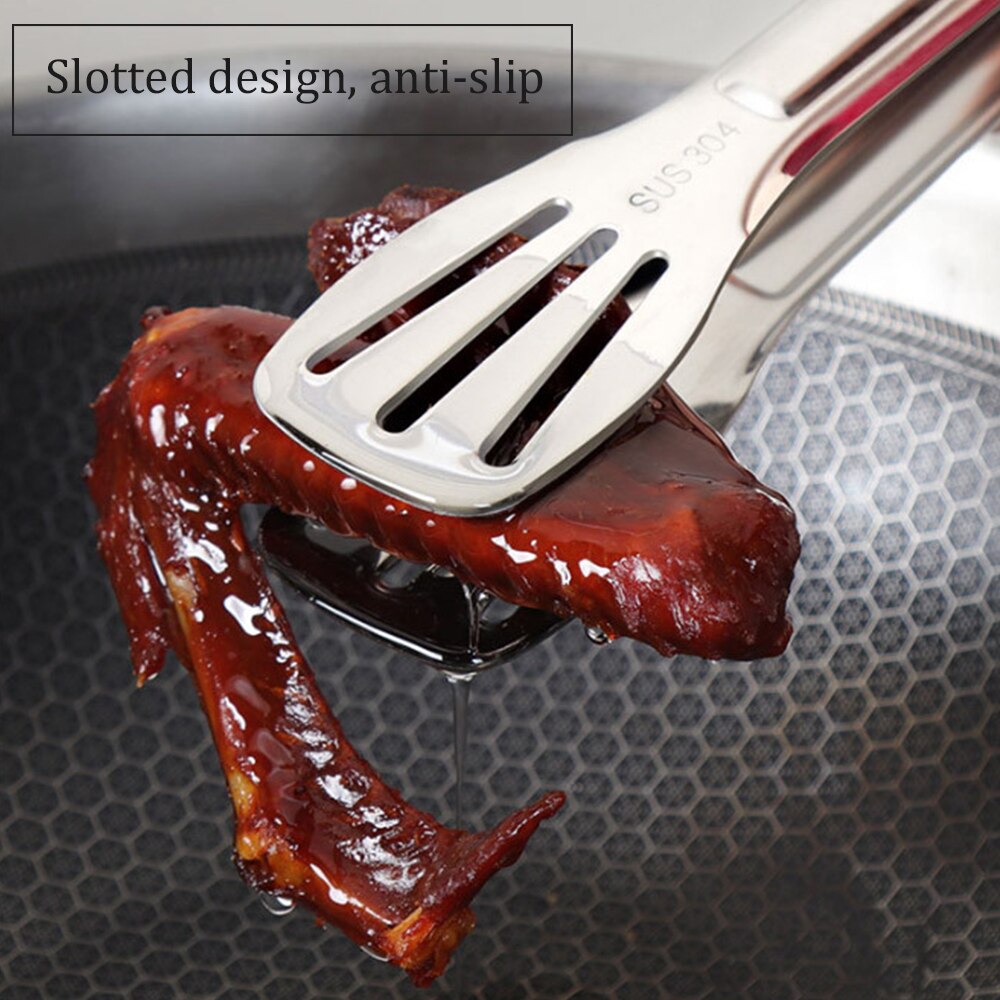 Pinze per alimenti in acciaio inossidabile anti calore clip per Pannello pinza per pasticceria barbecue pinze da cucina utensili da cucina a buffet utensili da cucina