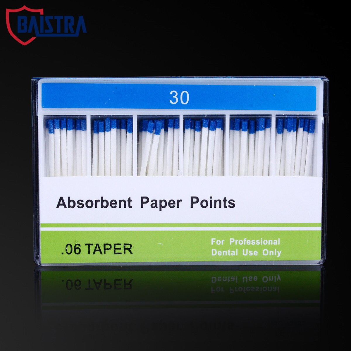 100pcs/Pack Dental Absorbent Paper Points Taper 0.06 Size 15# 20# 25# 30# 35# 40# 15-40#: Size 30