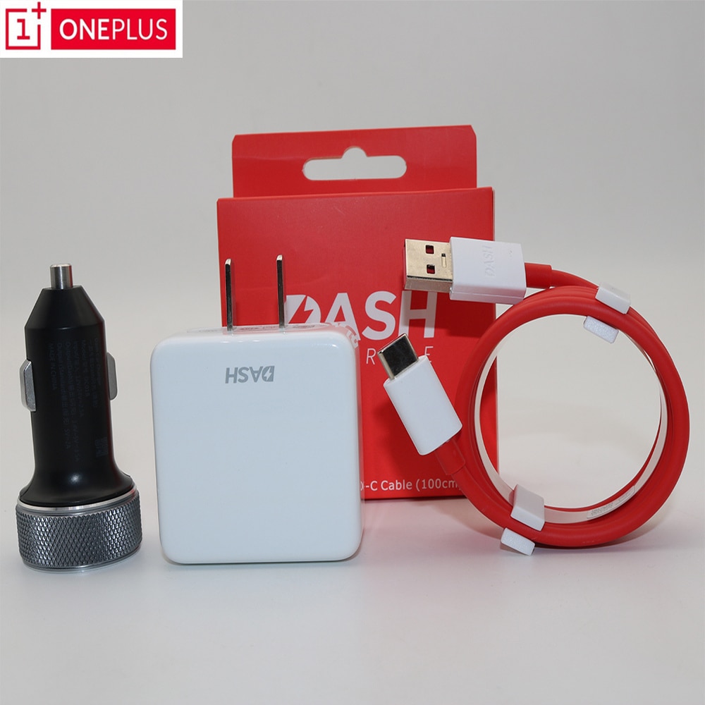 Original eu/us oneplus 6 dash billaddare one plus 6t 5t 5 3t 3 smartphone 5v / 4a snabbladdande usb-strömadapter vägg