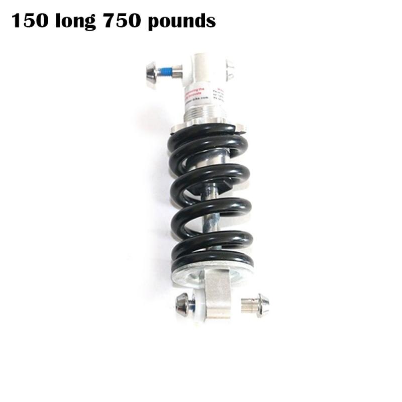 Accesorios de suspensión trasera para ciclismo, piezas de amortiguación plegables para el hogar, amortiguador de aleación para bicicleta de montar en bicicleta de 100/125/150mm: 150 long 750 pounds