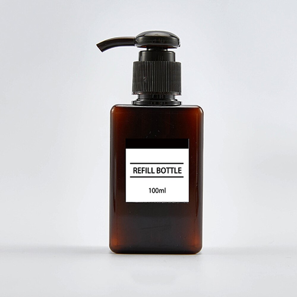 Savon mousse pompe moussante vide bouteille carrée en plastique bouteille transparente liquide douche Gel mousse pompe