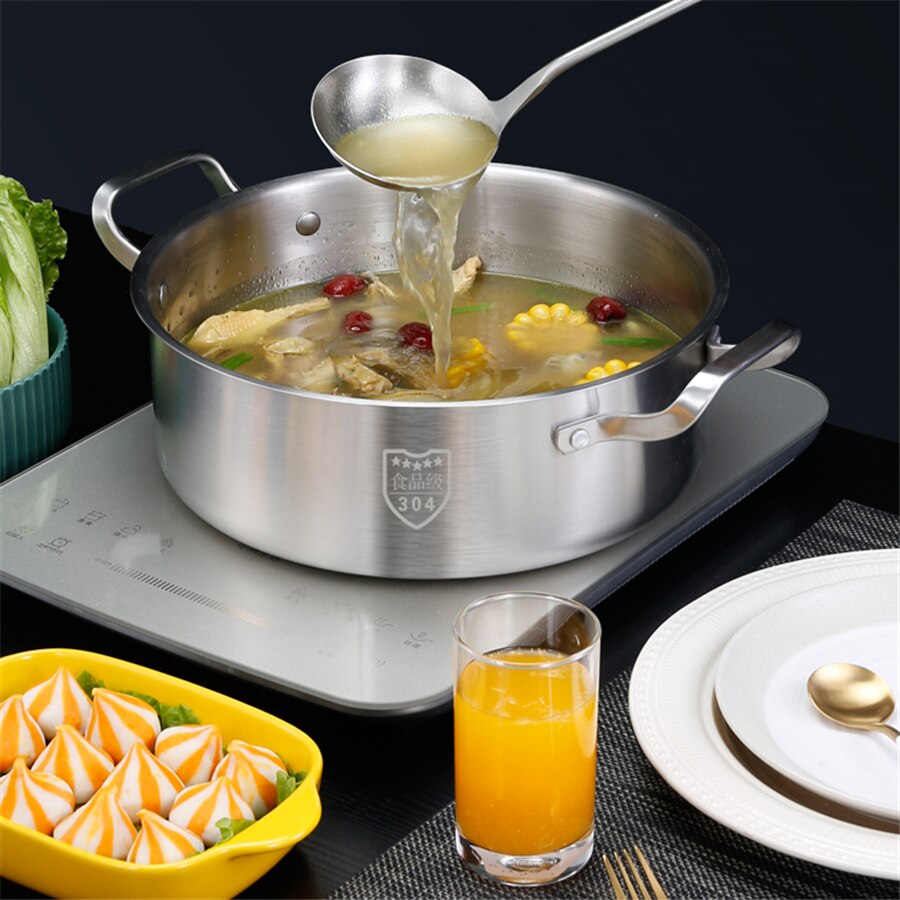 House Kitchen Steam Pot Soup Pot Stainless Steel Pot Multi-function Cookware Pot Multi-layers Pot