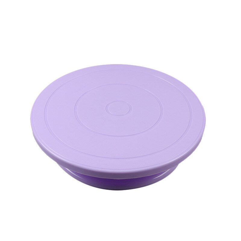 11 polegada silicone bolo turntable baking molde suporte rotativo ferramentas de decoração do bolo tablet pastelaria bolo suporte bakewear ferramenta fornecimento: Purple
