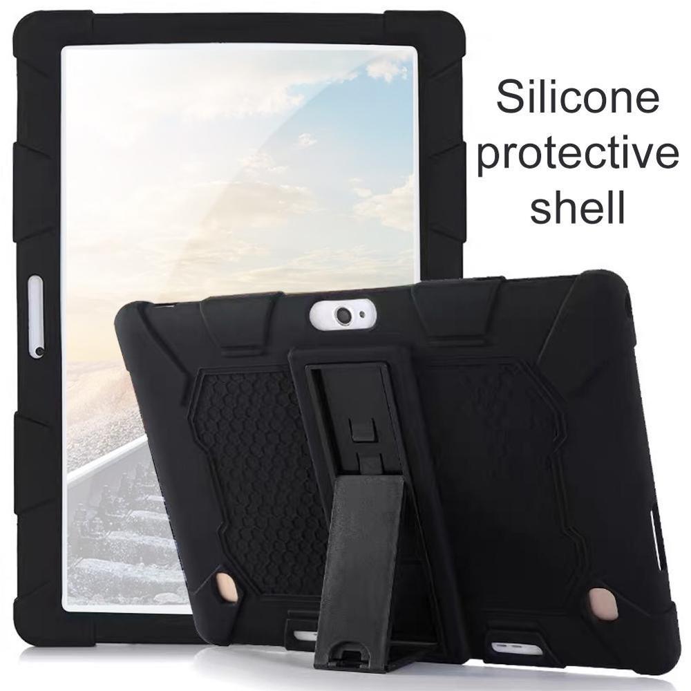 10 Inch Beschermende Cover Universal Cover 10.1 Inch Beschermhoes Beugel Shell Zelfstandige Siliconen Computer Tablet C B9O2