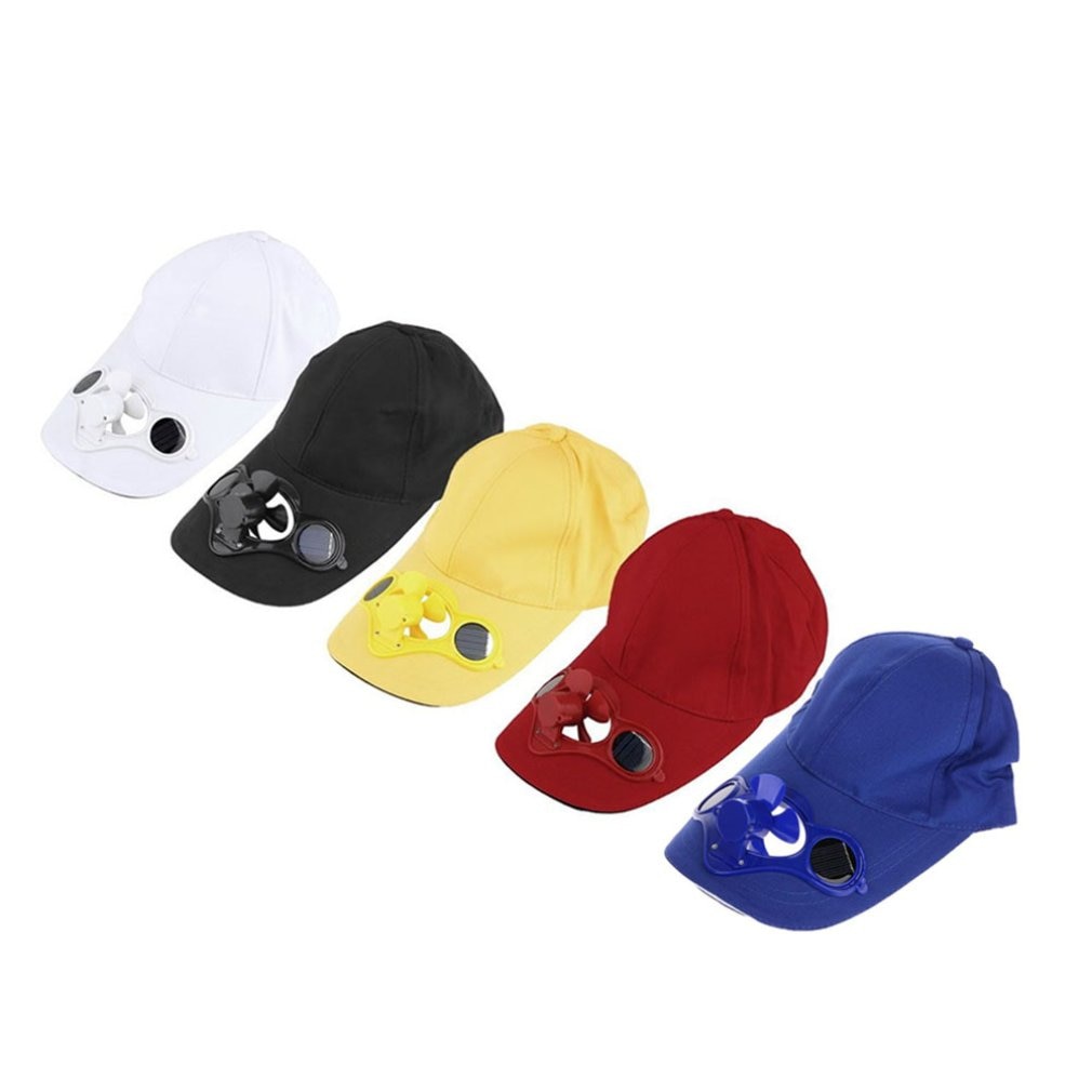 Casquette de ventilateur solaire coton sergé plaine voyage pêche escalade jouer au Golf regarder le jeu Sports d'été chapeau de plein air