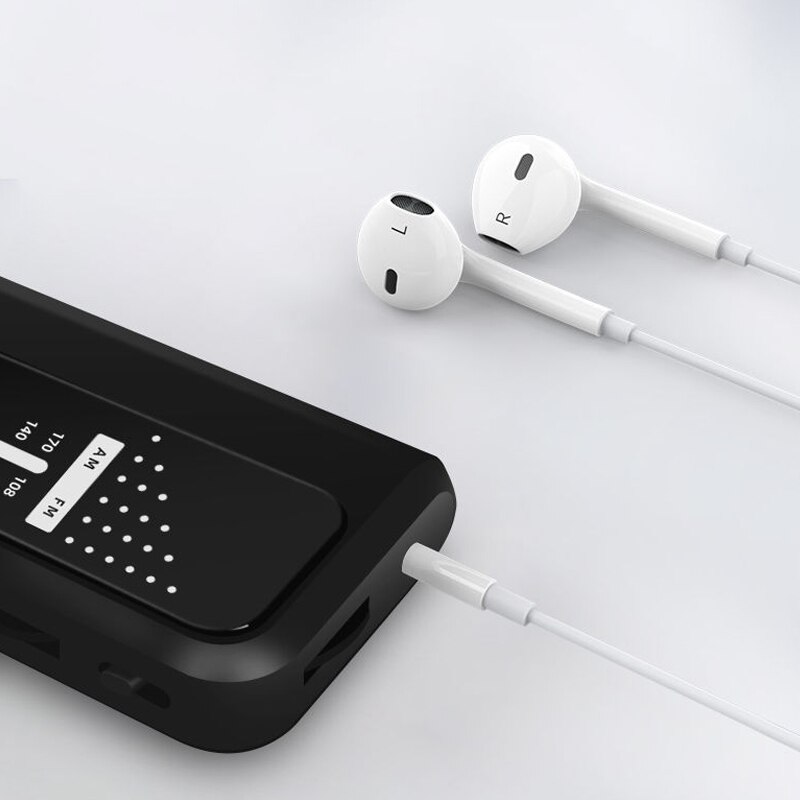 Portable Sport Radio Mini FM AM Radio Receiver Support DBS Bass Sound With Stereo Earphone