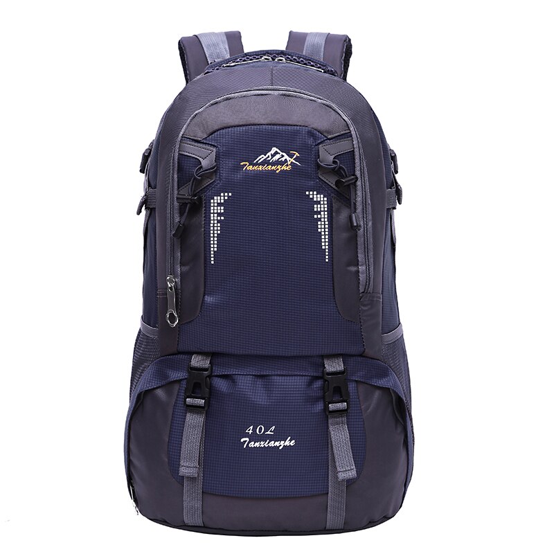 40L & 60L Wandern Rucksack Klettern Wandern Angeln Sport Tasche Wasserdichte Bergsteigen Camping Reise Rucksäcke: dunkel Blau 40L