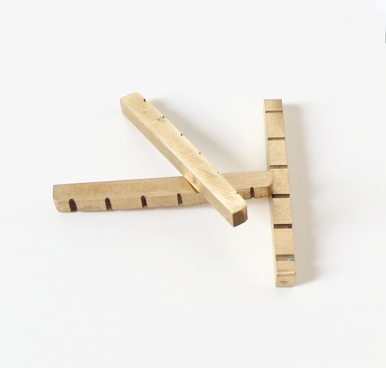 Guitar spare parts brass TL guitar nut 42/43mm ST guitar brass nuts for 6 string electric guitar guitar parts