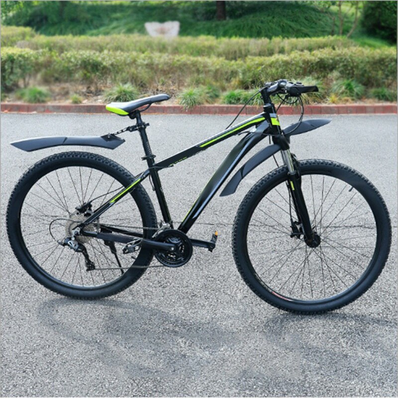 Guardabarros de bicicleta MTB 24 - 29 pulgadas guardabarros de rueda delantera/trasera accesorios de bicicleta práctico montaje Extra largo ancho