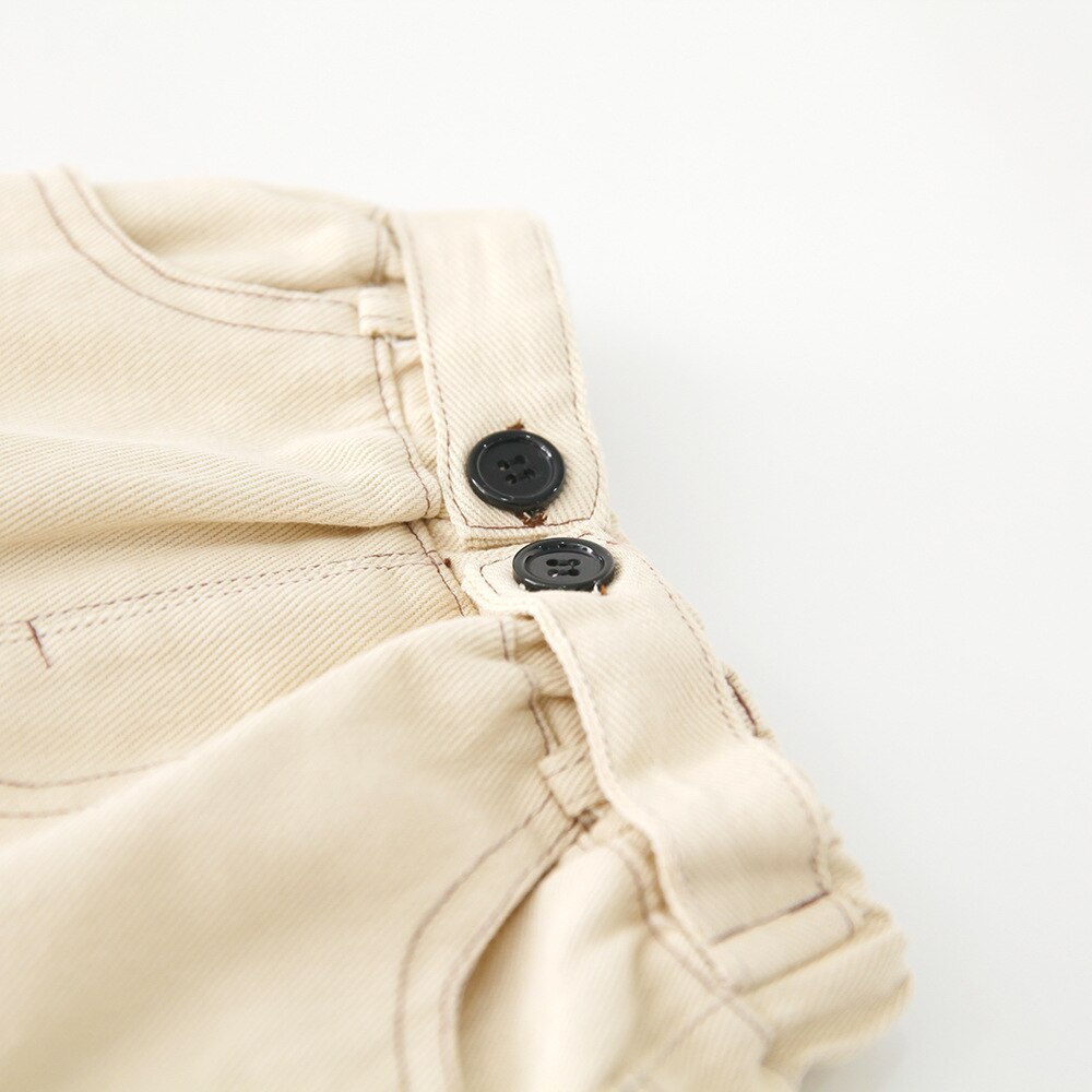 WLG-jeans d'automne pour garçons et filles | Pantalons en denim pour enfants, bleu et beige, à la , pour bébés