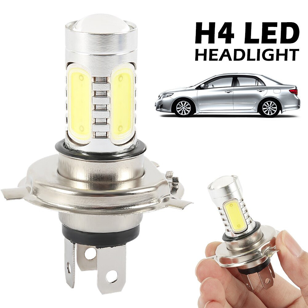 H4 Front Grote Lamp Fog Lamp 6000 K-7000 K Led Lamp Xenon Auto Super White Koplamp Koplamp voor algemene Purpose