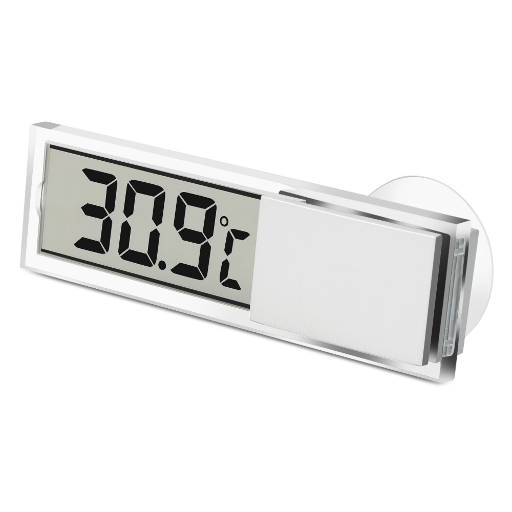 Mini Weerstation Automotive Thermometer Digitale Auto Temperatuur Instrumenten Muur Type Meter Lcd Display