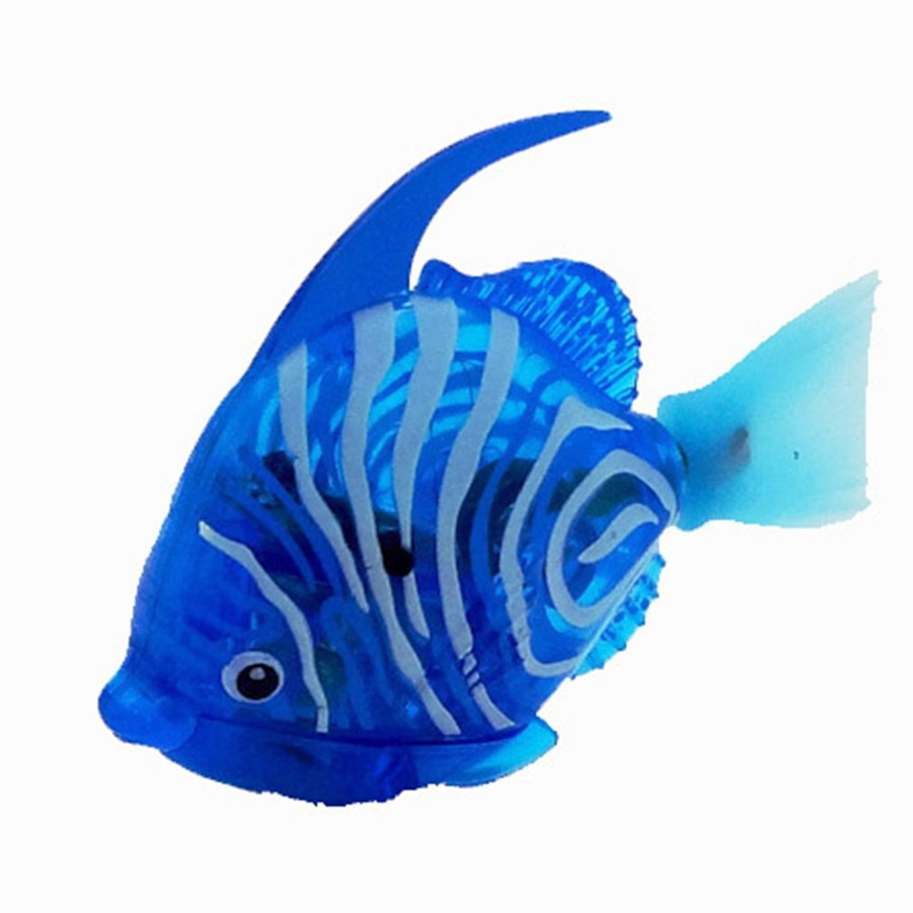 Funny Swim Electronic Fish Activated Battery Powered Bath Toy Fish Robotic Pet for Fishing Tank Decorating Pets Fishes: B