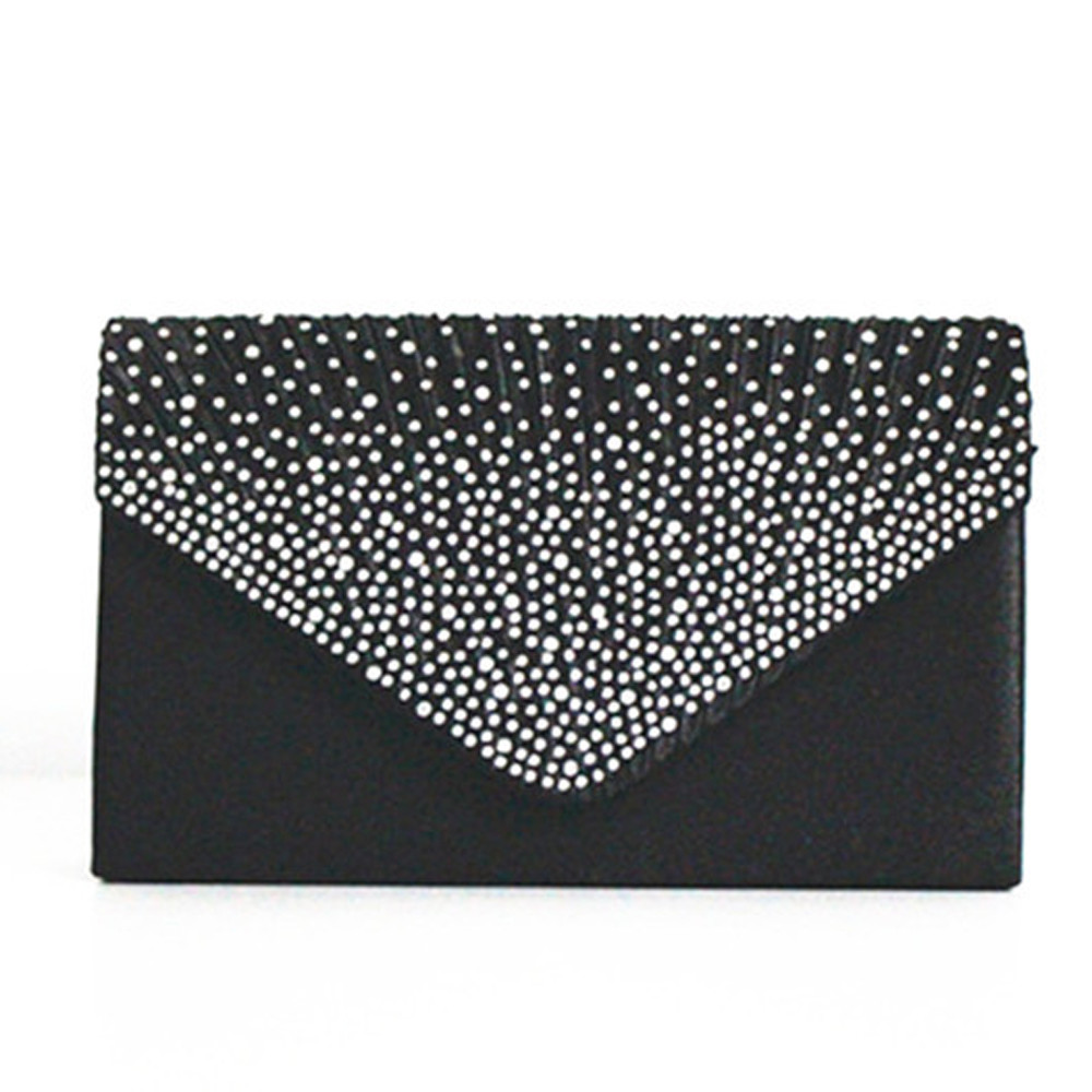 Dames Satin Koppelingen Avondtassen Crystal Bling Handtassen Wedding Party Purse Envelop Dames Tassen Portemonnee Clutch Bag