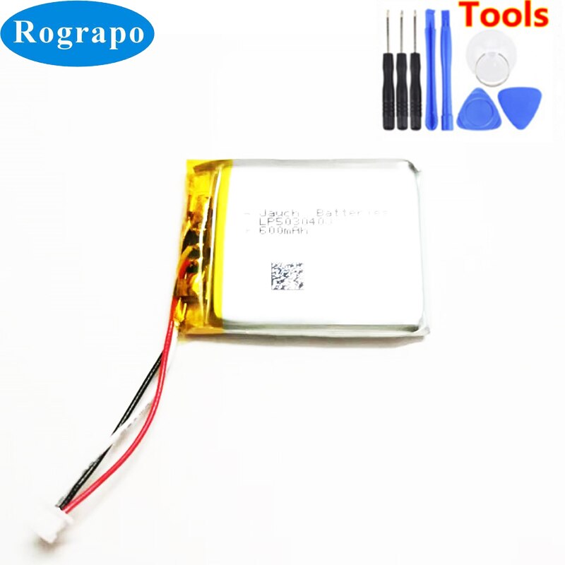 Batterie de remplacement pour IPOD Mini, accumulateur MP3/4 de 1ère et 2ème génération, 3.7V, 600mAh, 3 fils Plus, outils inclus