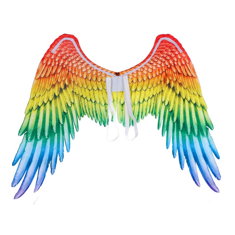 Adult Halloween Lucifer Angel Demon Wing Morningstar Cosplay Non-woven Fabric Party Wings Prop Masquerade Accessories