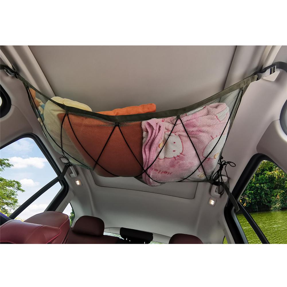 Car Ceiling Storage Net Roof Interior Storage Bag ... – Grandado