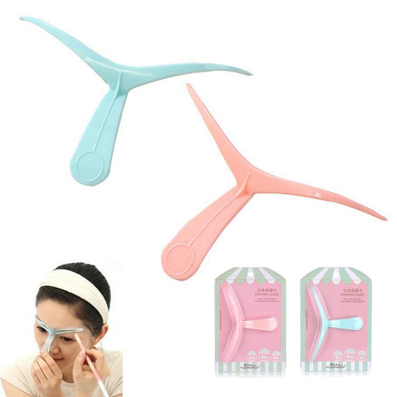 Stéréo Correct muguet modèle sourcil façonnage carte outil yeux sourcils Guide modèle maquillage à réaliser soi-même outils