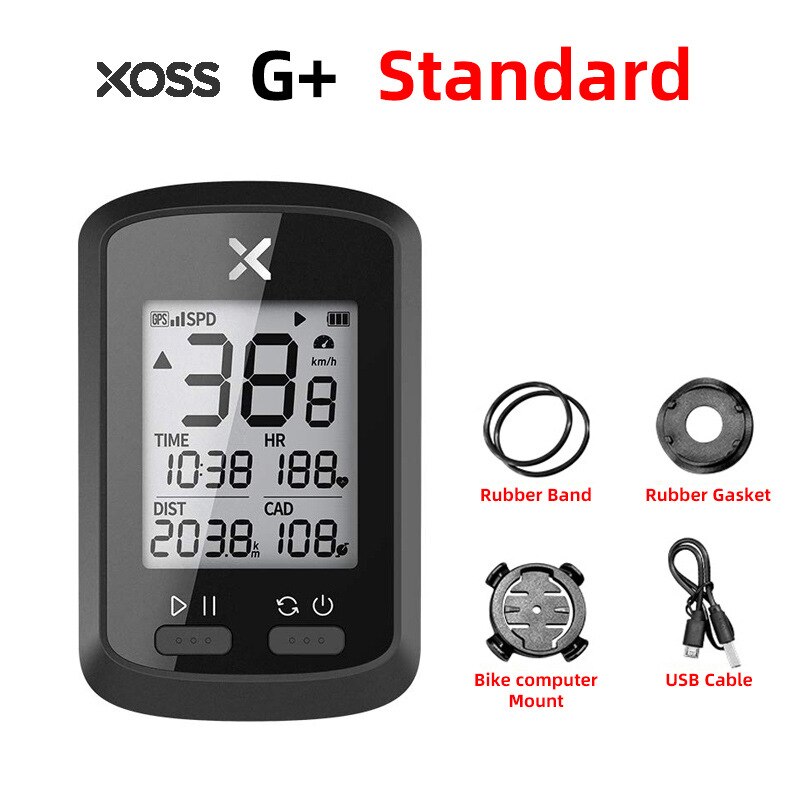 Xoss G + Bike Gps Computer Engels Versie Walker G Plus Fiets Gps Speed Code Tabel Bike Accessoires: Default Title
