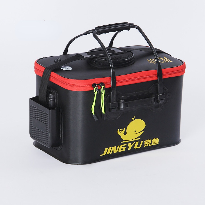 Seau pliant de grande capacité, 35l, de , 50cm, pour l&#39;extérieur, Camping, randonnée, sacs de pêche