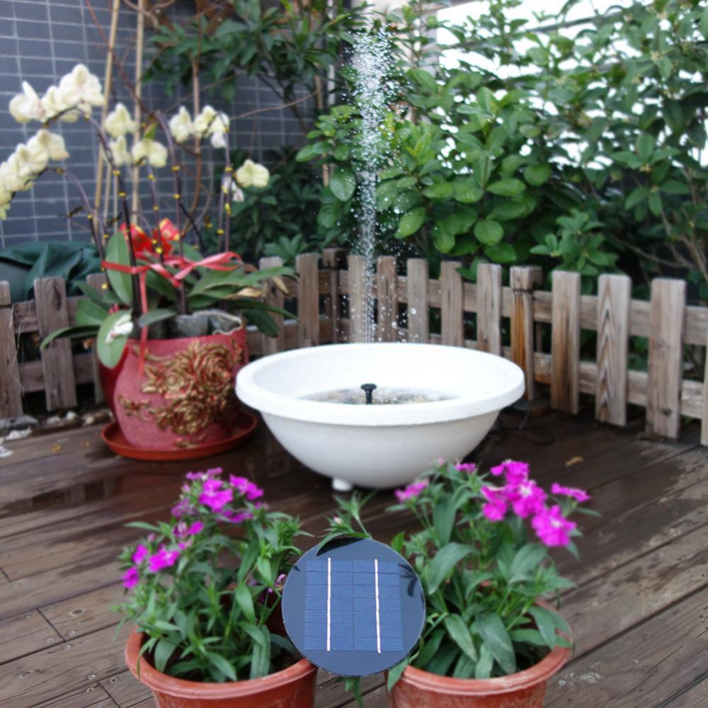 50% Zonne-energie Drijvende Vijver Fontein Brushless Waterpomp Sproeier Zwembad Decor Tuin
