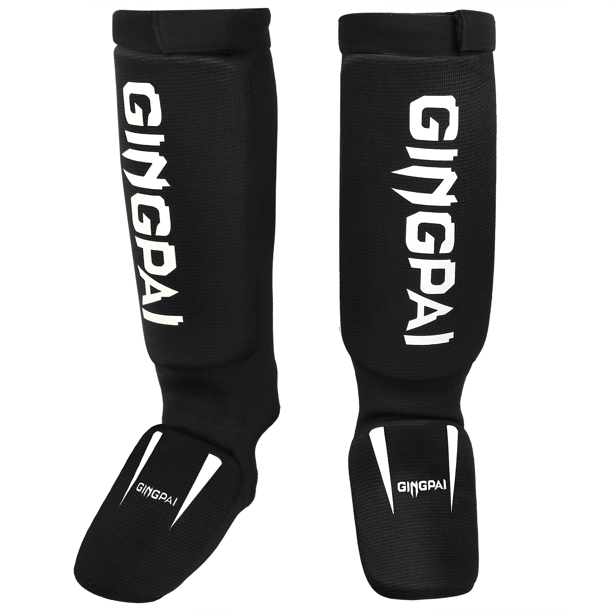 Espinilleras de boxeo de algodón, protector de tobillo para empeine MMA, protección para los pies, almohadilla de kickboxing TKD, protectores de soporte para piernas para entrenamiento Muaythai: M / Rojo