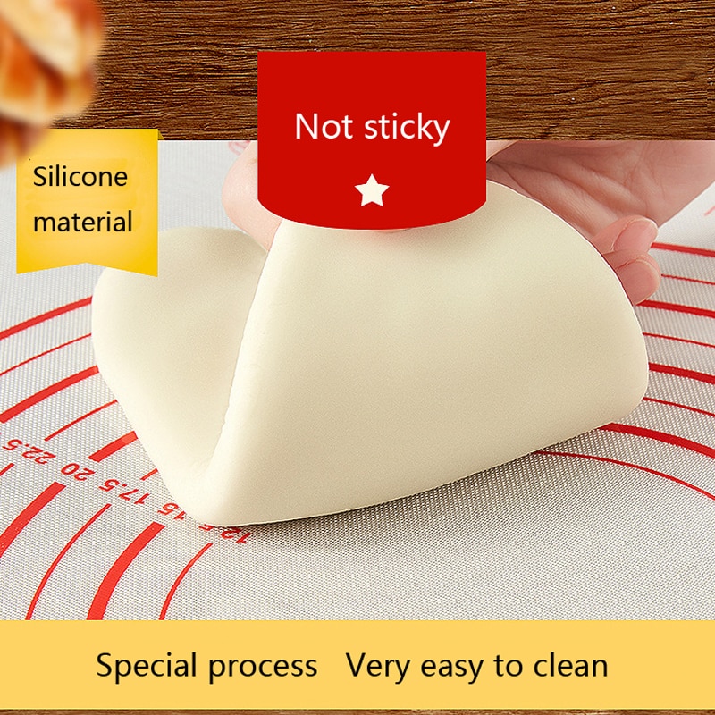 40*30cm silikone bagemåtter plade dej non-stick maker holder wienerbrød køkken gadgets kogegrej bagegrej værktøj  fy0208