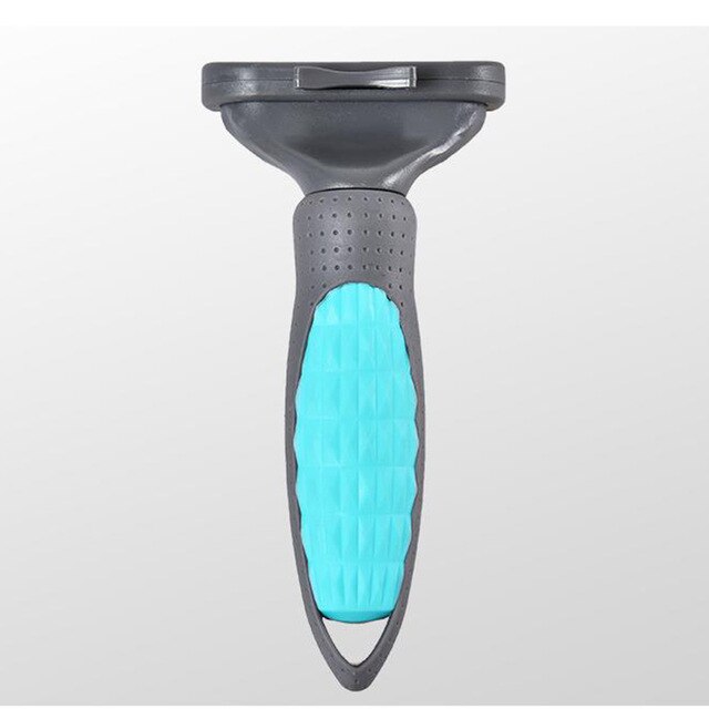 Haustier Katze Haar Entfernung Kamm Haustier Hund Pflege Sauberen Pinsel Deshedding Verknüpfungen Rechts Hand Haar Entfernung Pinsel Haar Verschütten Kamm für Haustiere: Blau