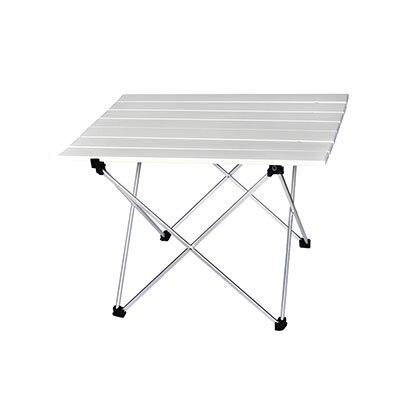 Vilead 4 farver bærbart campingbord aluminium ultralet foldbart vandtæt udendørs vandreture bbq camp picnic bord skrivebord stabilt: Flisebord s