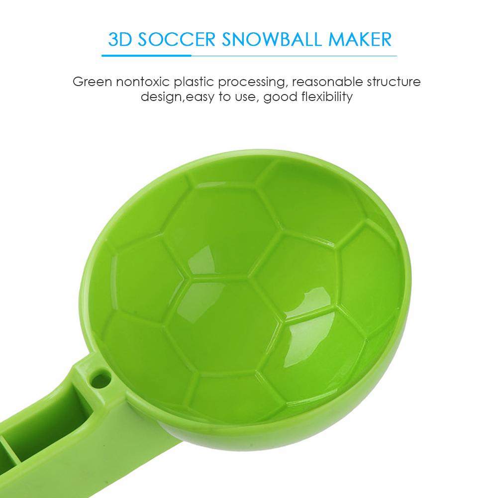 1PC Winter Snow Ball Maker Snowman Plastic Snowball Clip Outdoor Snow Making Sand Mold Tool for Snowball Fight Color Random