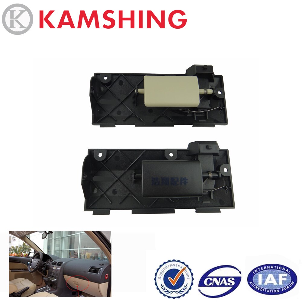 CAPQX-caja de almacenamiento para Ford Mondeo MK3 01-07 2,0 2.5L, guantera de consola Central de coche, pestillo de bloqueo, caja de herramientas, tapa, hebilla de bloqueo