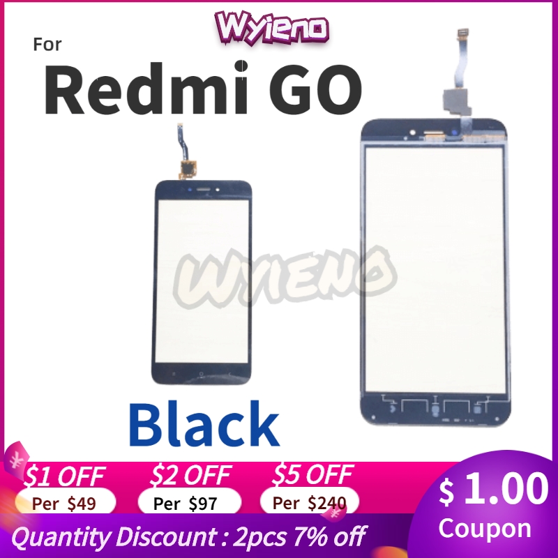 Zwart Sensor Voor Xiaomi Redmi Go Touch Screen Digitizer Glas Sensor Panel Touchpad Touchscreen + Tracking