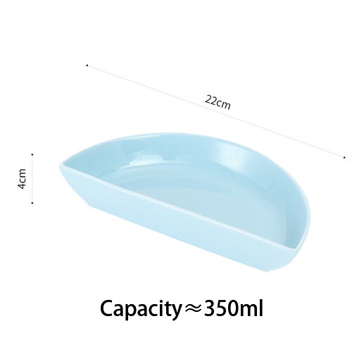 Nordic ceramic three-part four-part platter modern living room fruit platter snacks dried fruit cold cut platter: F