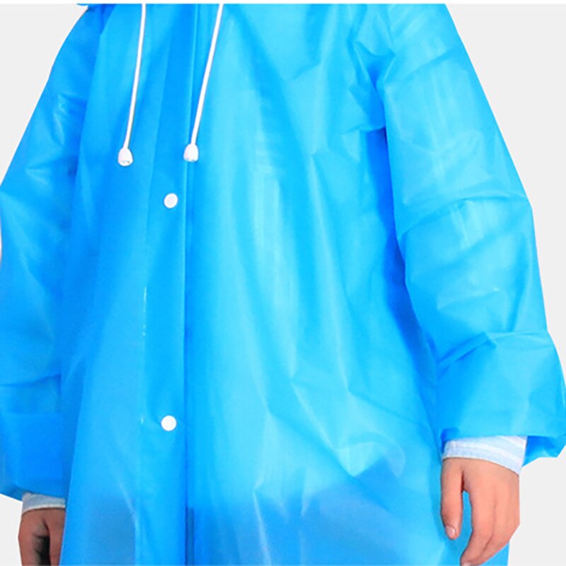 Bærbar eva matte ikke-engangs regnfrakke anti-epidemisk dragt unisex miljøponcho til voksne børn