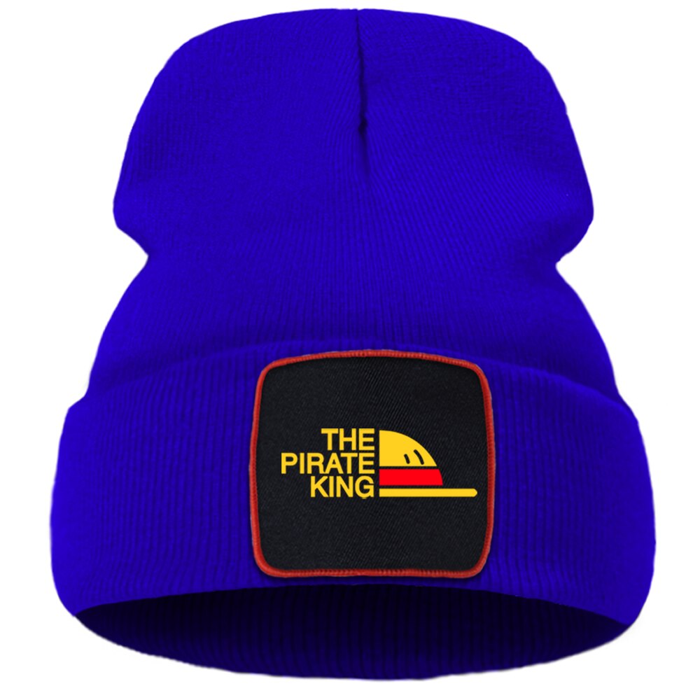 Een Stuk De Pirate King Vrouw Beaines Voor Winter Unisex Gebreide Cap Outdoor Hip Hop Skullies Hoed Casual Warm Mannen beanie Caps: blue6