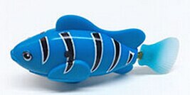 groß Aktiviert Batterie angetrieben Fisch Spielzeug Fisch fisch Panzer Aquarium Ornamente Dekorationen: Blau